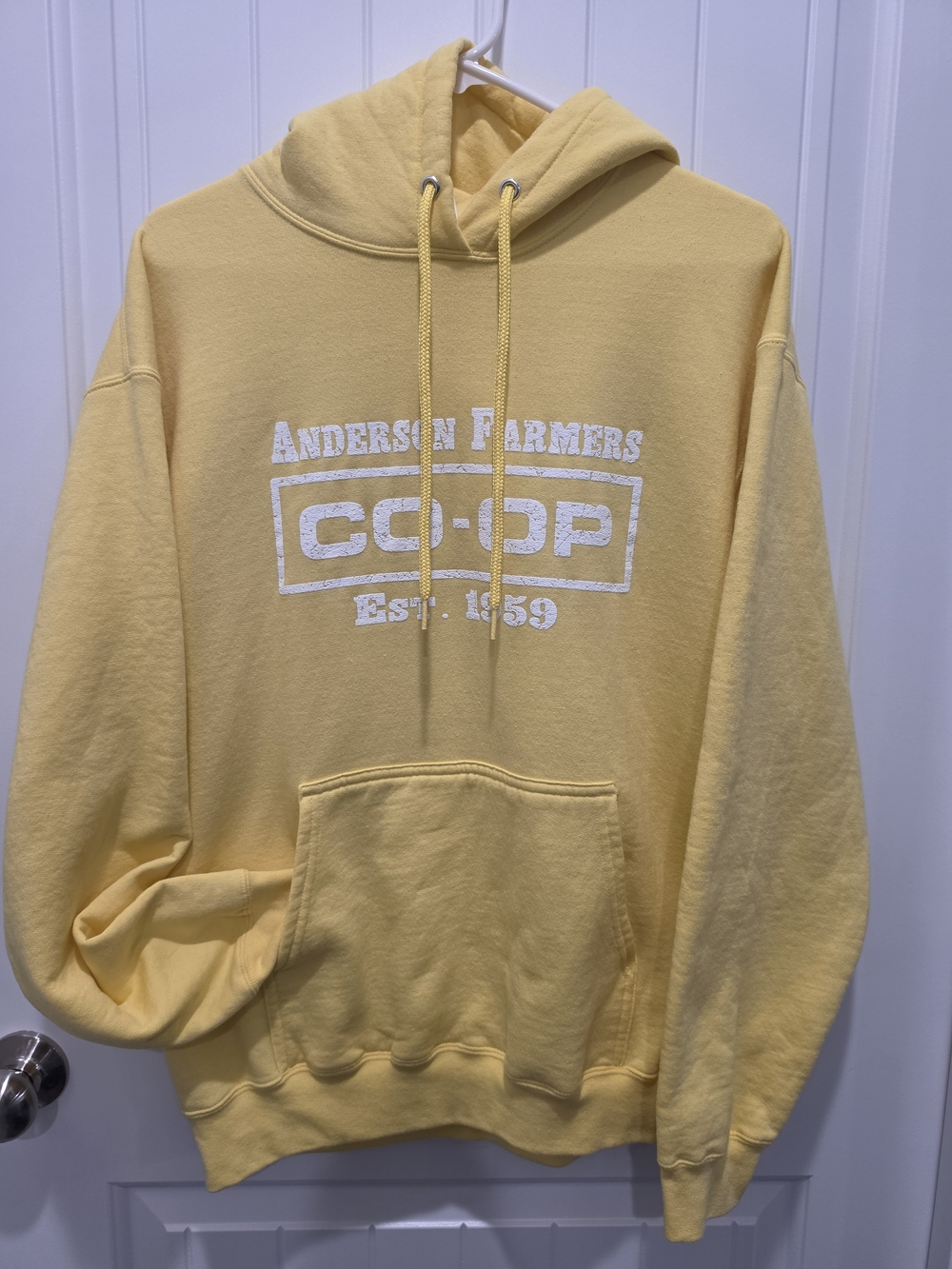 Co-op Yellow Logo Hoodie